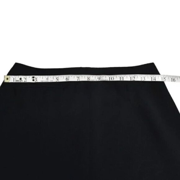 Vintage Jacob Maxi Navy Blue Pencil Skirt Side Slit Size 7/8 - Picture 7 of 9